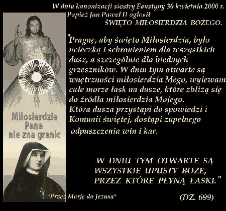 Święto Miłosierdzia Bożego
